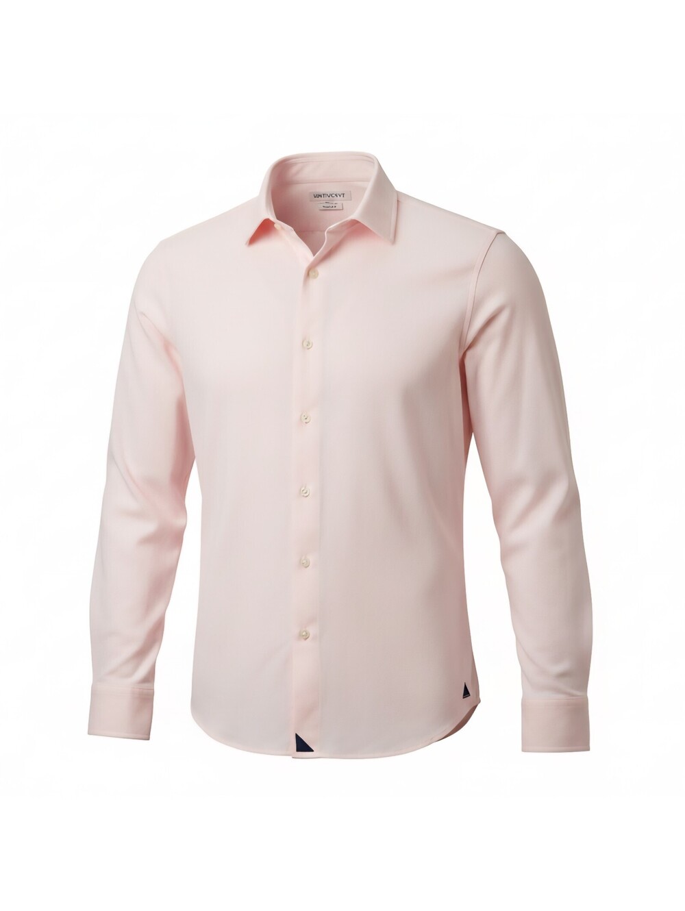UNTUCKit Pink Long Sleeve Button Down Shirt Men's Medium 100% Cotton Pique Knit